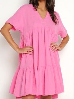 Sofia Made In Italy Pink Mini Dress